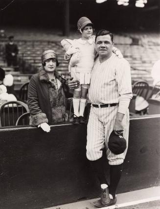 Babe, Dorothy, and Helen Ruth at a Baseball Game photograph, undated