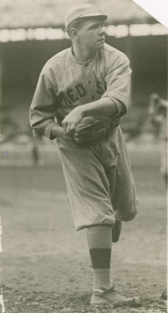 Babe Ruth Pitching photograph, 1919