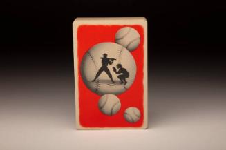 Baseball Motif playing cards pack, undated