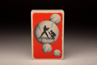 Baseball Motif playing cards pack, undated