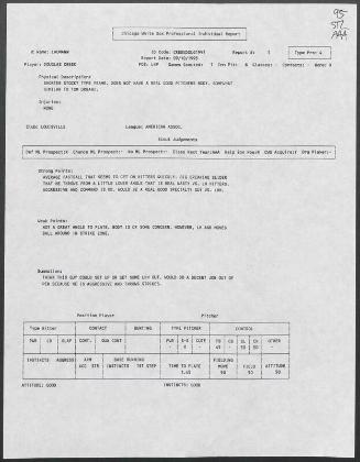 Doug Creek scouting report, September 1995 10