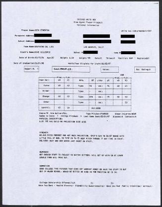 Seth Etherton scouting report, 1997 March 01