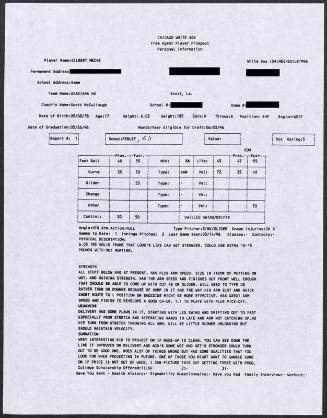Gil Meche scouting report, 1996 March 14