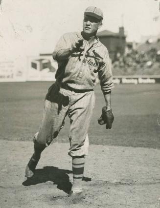 Grover Cleveland Alexander Pitching photograph, between 1926 and 1929