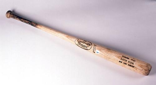 Aaron Boone American League Championship Series home run bat