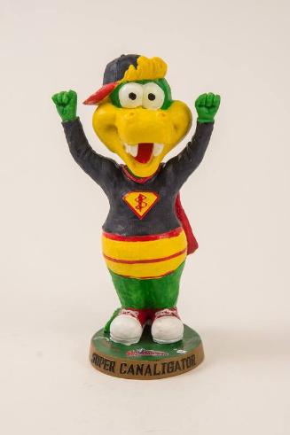 Lowell Spinners Super Canaligator bobblehead