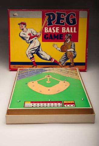 Peg Base Ball Game board game, 1936