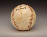 Montreal Expos Team Autographed ball, 1973