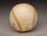 Montreal Expos Team Autographed ball, 1973