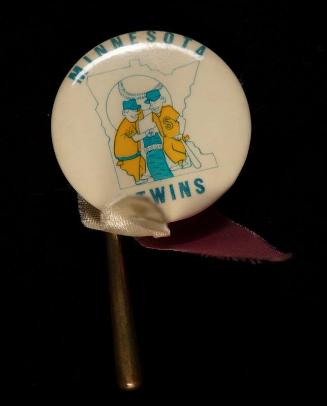 Minnesota Twins pinback button, undated