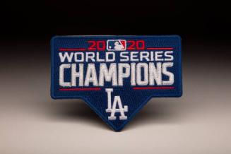 Los Angeles Dodgers World Series Champions patch, 2020