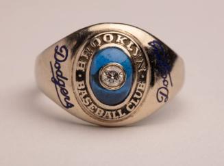 Brooklyn Dodgers ring, undated