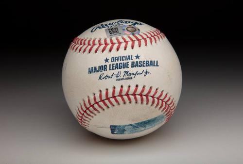 Corey Kluber No-Hitter ball, 2021 May 18