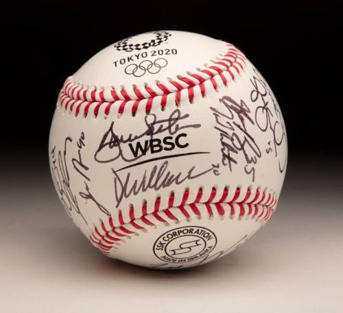 Olympic Team USA Autographed ball, 2020