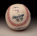 Major League Baseball All-Female Broadcasters Autographed ball, 2021 July 20