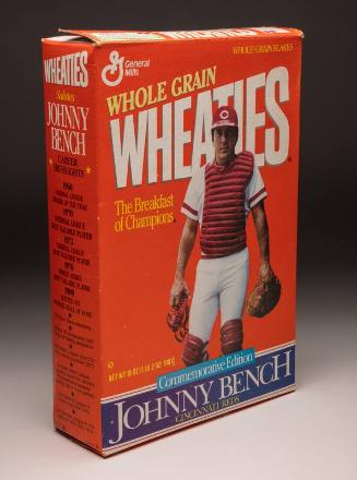 Johnny Bench Wheaties cereal box, 1989