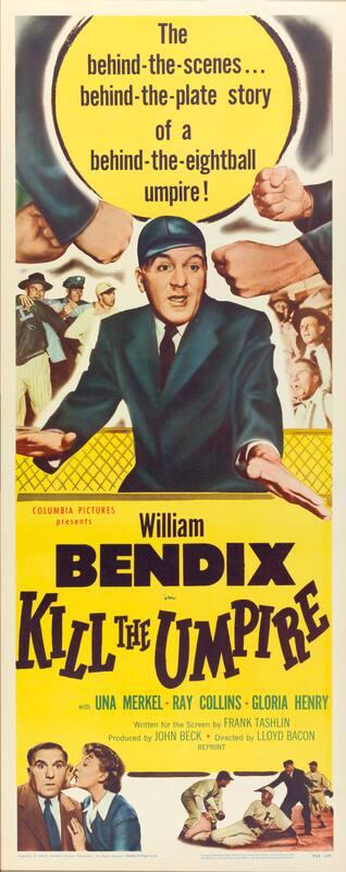 Kill the Umpire movie poster, 1958