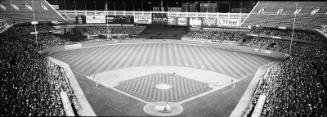 Yankee Stadium panoramic negative, 2000 September 12