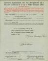 Bobby Doerr contract assignment, 1936 December 05