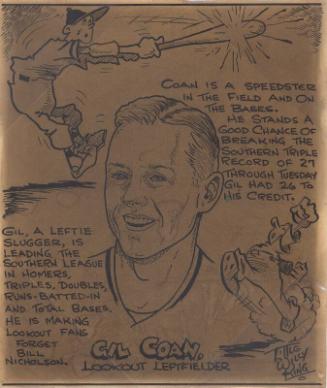 Gil Coan cartoon, 1945
