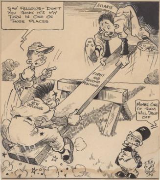 First and Second Positions cartoon, undated