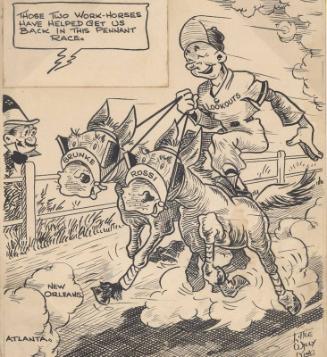 Two Work-Horses cartoon, 1945