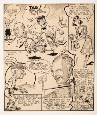 The Retirement of Connie Mack cartoon, 1950
