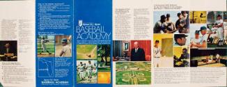 Kansas City Royals Baseball Academy brochure, 1971