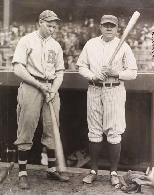 Babe Ruth and Babe Herman photograph, 1929