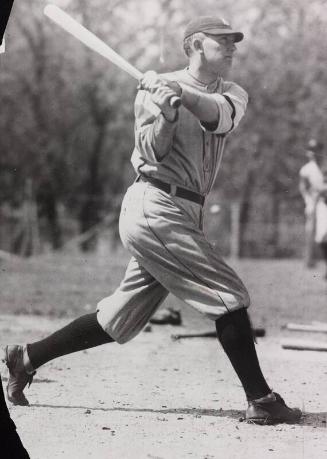 Ty Cobb Batting photograph, between 1914 and 1922