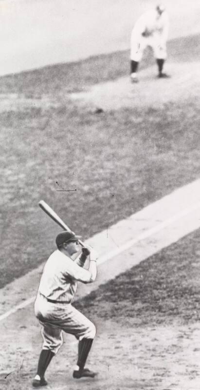 Babe Ruth 60th Home Run photograph, 1927 September 27