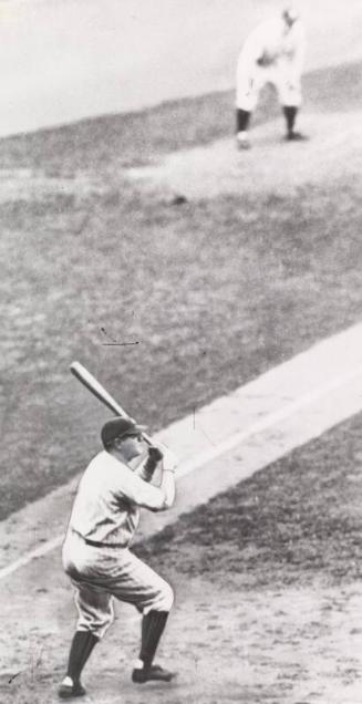 Babe Ruth 60th Home Run photograph, 1927 September 27