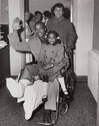 Monte Irvin and Family photograph, 1952 April