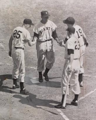 Monte Irvin Running Home photograph, between 1950 and 1952