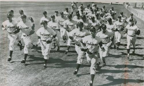 Cleveland Indians Running photograph, 1956 February 27