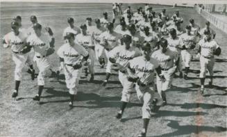 Cleveland Indians Running photograph, 1956 February 27