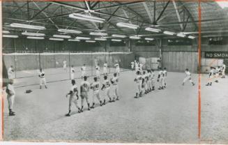 Detroit Tigers Practicing Indoors photograph, between 1958 and 1960