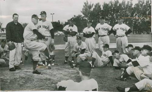 Casey Stengel and New York Yankees photograph, probably 1952