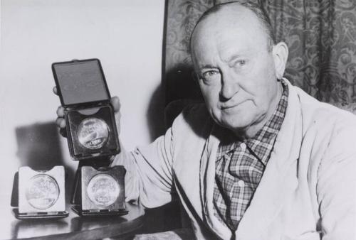 Ty Cobb photograph, 1954