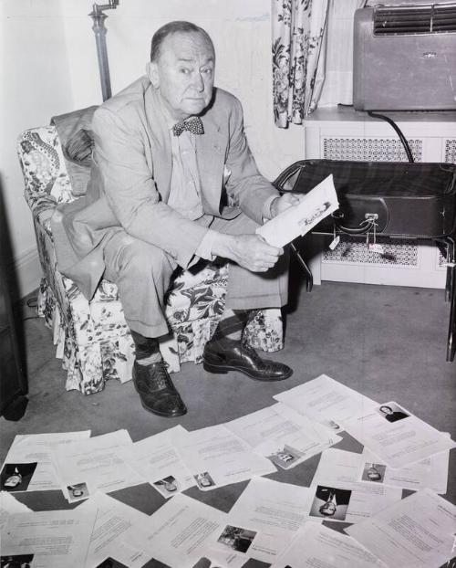 Ty Cobb photograph, circa 1957