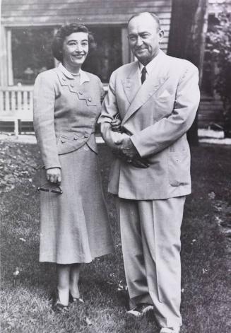 Ty and Frances Cobb photograph, 1949
