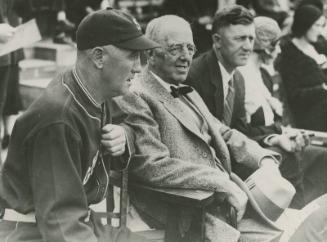 Charles Comiskey and Donie Bush photograph, 1931 March 17