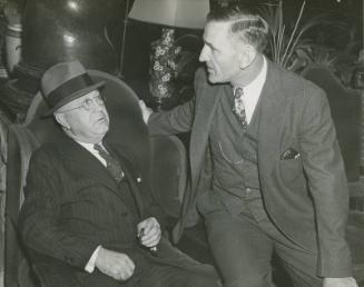 Tommy Connolly and Casey Stengel photograph, 1938 January 30