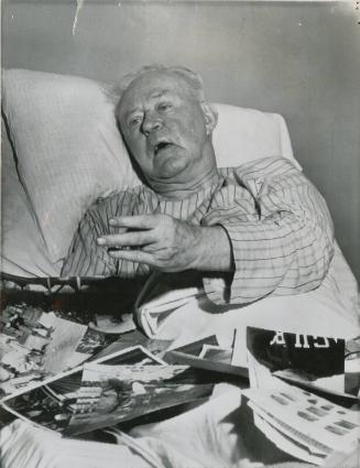 Johnny Evers Reacts to Baseball Hall of Fame Selection photograph, 1946 April 24