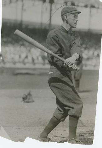 Johnny Evers Batting photograph, 1914