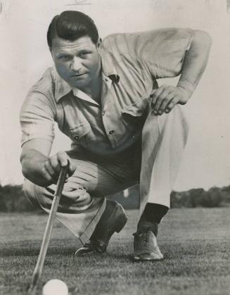 Jimmie Foxx Golfing photograph, 1939