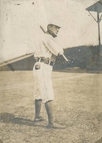 Willie Keeler Batting photograph, 1903