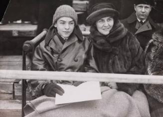 Christy and Jane Mathewson photograph, 1921 February