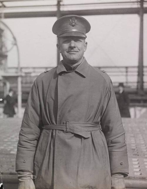 Christy Mathewson in Military Uniform photograph, circa 1920
