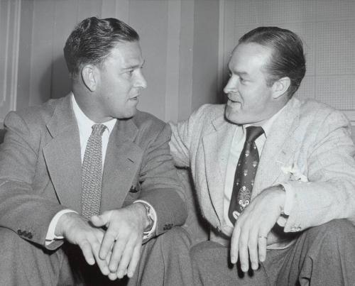 Mel Ott and Bob Hope photograph, 1949 January 13